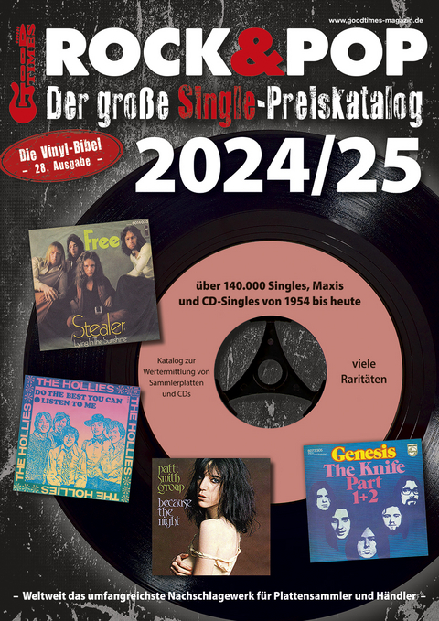 Der gro&szlig;e Rock & Pop Single Preiskatalog 2024/25 - Martin Reichold