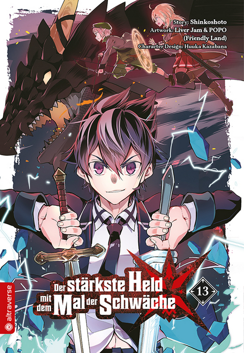 Der st&auml;rkste Held mit dem Mal der Schw&auml;che 13 -  Shinkoshoto, Huuka Kazabana,  Friendly Land