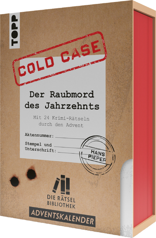 Die Rätselbibliothek. Adventskalender – Cold Case: Der Raubmord des Jahrzehnts: Mit 24 Krimi-Rätseln durch den Advent