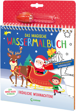 Das magische Wassermalbuch - Fröhliche Weihnachten!