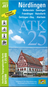 ATK25-J07 N&ouml;rdlingen (Amtliche Topographische Karte 1:25000)