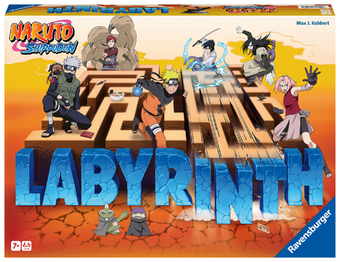 Naruto Shippuden Labyrinth - Gesellschaftsspiel & Brettspiel ab 7 Jahre - Max J. Kobbert