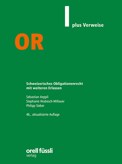 OR plus Verweise - Sebastian Aeppli, Stephanie Hrubesch-Millauer, Philipp Sieber