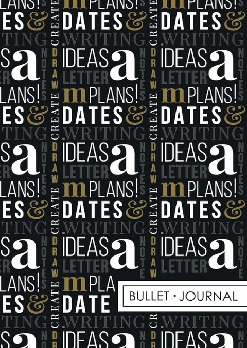 Notizbuch "Typografie" - Djamila &Ccedil;amdeviren