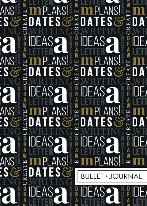 Notizbuch "Typografie" - Djamila &Ccedil;amdeviren