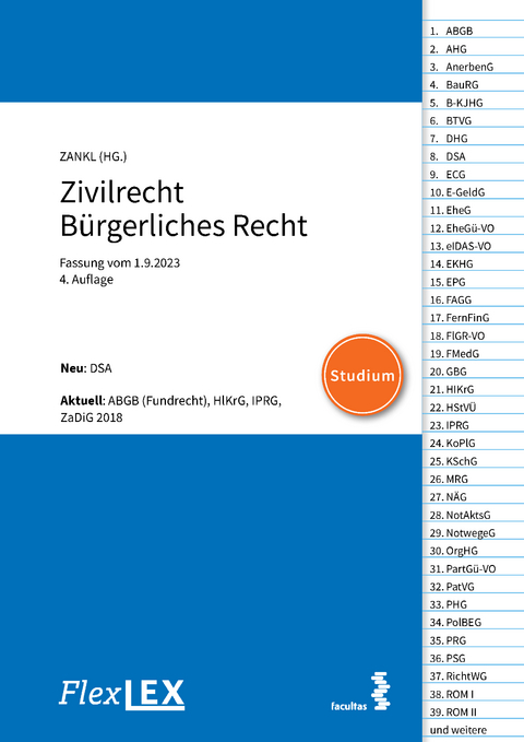 FlexLex Zivilrecht | B&uuml;rgerliches Recht│Studium - 