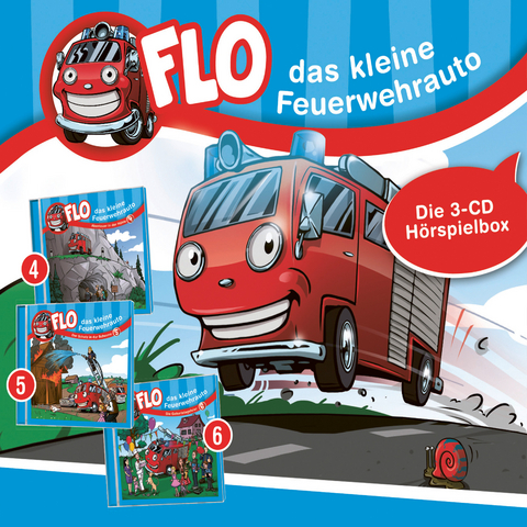 Flo - das kleine Feuerwehrauto - Die 3-CD H&ouml;rspielbox 2 - Christian M&ouml;rken