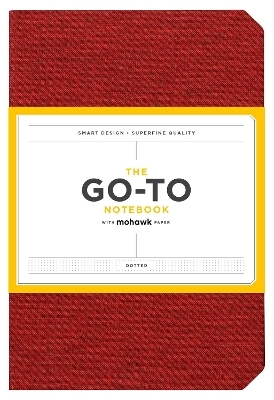 Go-To Notebook with Mohawk Paper, Brick Red Dotted - 