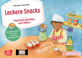 Leckere Snacks: Fingerfood zubereiten nach Bildern. Kamishibai Bildkartenset
