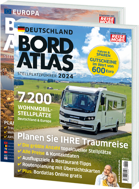 Bordatlas Stellplatzf&uuml;hrer 2024 - 