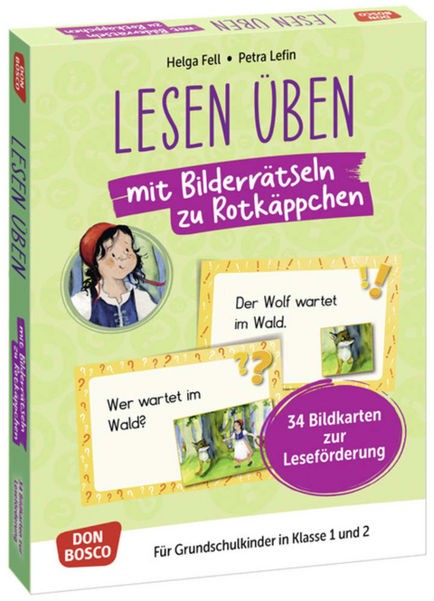 Lesen &uuml;ben mit Bilderr&auml;tseln zu Rotk&auml;ppchen - Helga Fell