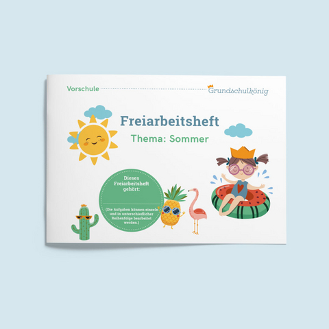Freiarbeitsheft Sommer (Vorschule) - Manuela Winter, Diana Wimmer