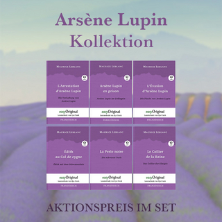 Arsène Lupin Kollektion (Bücher + 6 Audio-CDs) - Lesemethode von Ilya Frank