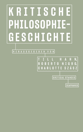 Kritische Philosophiegeschichte
