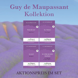 Guy de Maupassant Kollektion (B&uuml;cher + 4 Audio-CDs) - Lesemethode von Ilya Frank - Guy de Maupassant
