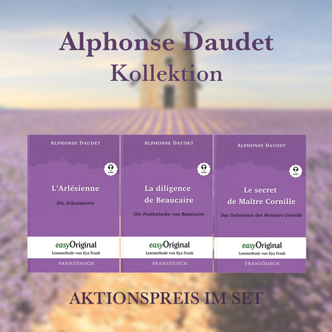 Alphonse Daudet Kollektion (B&uuml;cher + 3 Audio-CDs) - Lesemethode von Ilya Frank - Alphonse Daudet