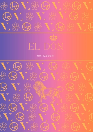 1 / Notizbuch El Dón, lila/orange