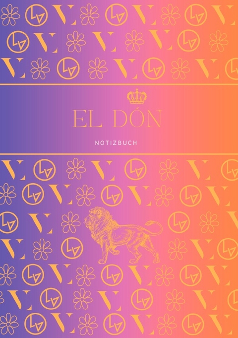 1 / Notizbuch El D&oacute;n, lila/orange - Oscar Infestas Martin