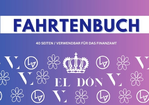 2 / Fahrtenbuch, El D&oacute;n, dunkelblau/ lila - Oscar Infestas Martin