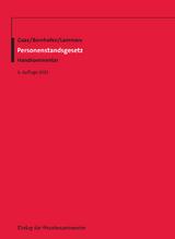 Personenstandsgesetz - Berthold Gaaz, Heinrich Bornhofen, Thomas Lammers