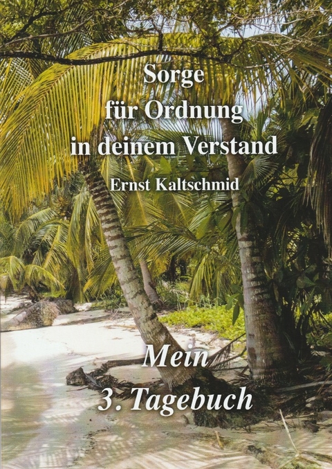 Es ist der dritte Band von den drei Tageb&uuml;chern / Sorge f&uuml;r Ordnung in deinem Verstand Band 3 - Ernst Kaltschmid