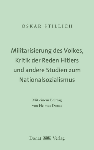 Militarisierung des Volkes, Kritik der Reden Hitlers und andere Studien zum Nationalsozialismus