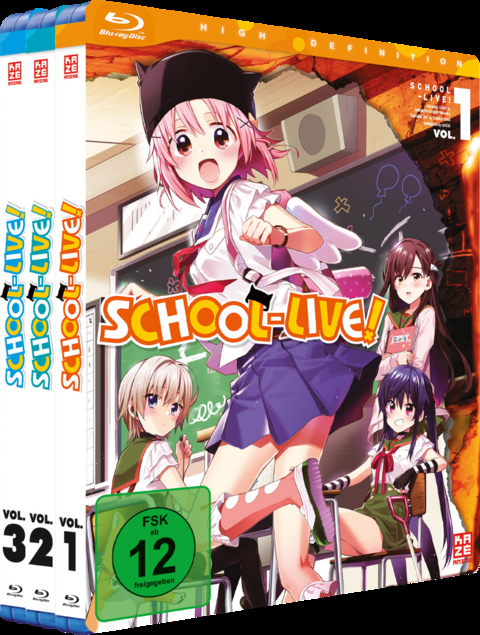 School-Live! - Gesamtausgabe - Blu-ray Box (3 Blu-rays) - Masaomi Ando