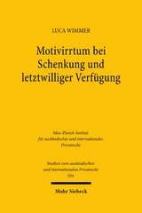 Motivirrtum bei Schenkung und letztwilliger Verfügung - Luca Wimmer