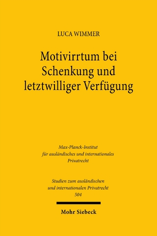 Motivirrtum bei Schenkung und letztwilliger Verfügung