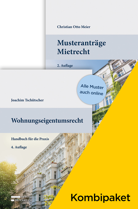 Kombipaket Musterantr&auml;ge Mietrecht / Wohnungseigentumsrecht - Otto Meier, Joachim Tsch&uuml;tscher