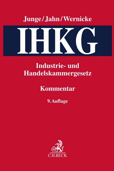 Industrie- und Handelskammergesetz. IHKG - 