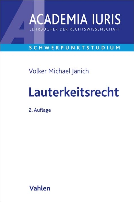 Lauterkeitsrecht - Volker Michael Jänich
