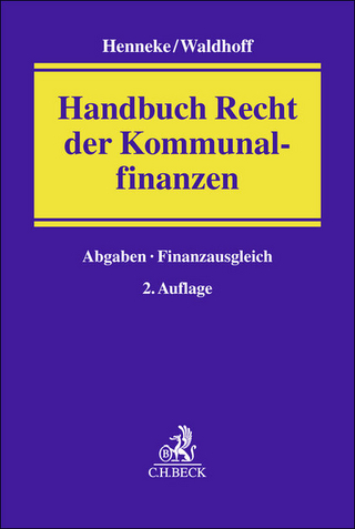 Handbuch Recht der Kommunalfinanzen