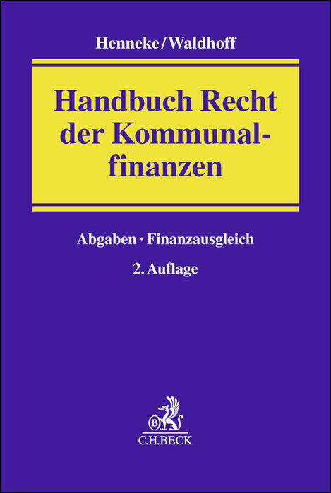Handbuch Recht der Kommunalfinanzen - 