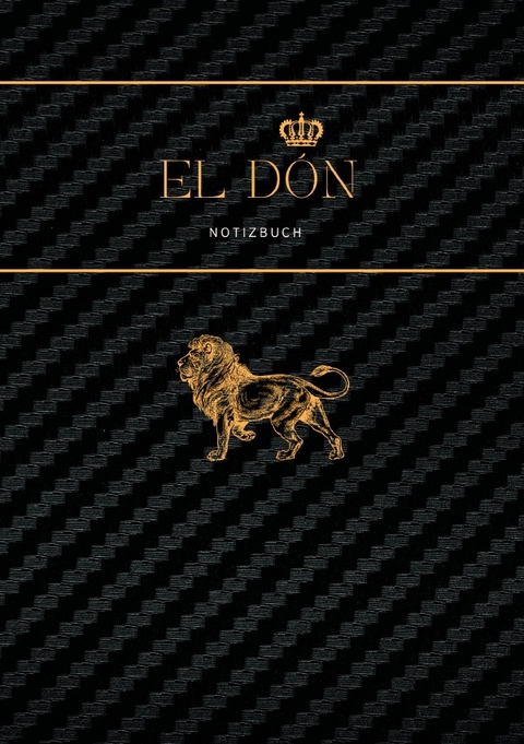Notizbuch El D&oacute;n, Carbon-Optik - Oscar Infestas Martin