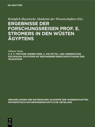 Ergebnisse der Forschungsreisen Prof. E. Stromers in den Wüsten Ägyptens / V. Tertiäre Wirbeltiere, 3. Die mittel- und obereocäne Fischfauna Ägyptens mit besonderer Berücksichtigung der Teleostomi