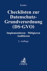 Checklisten zur Datenschutz-Grundverordnung (DS-GVO) - 