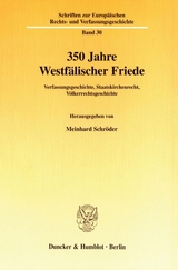 350 Jahre Westf&auml;lischer Friede. - 