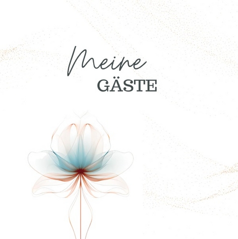 Meine G&auml;ste- Blanko White Premium Hardcover - Lucie K. Schmitt