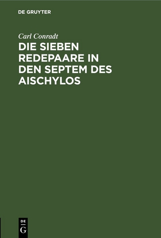 Die sieben Redepaare in den Septem des Aischylos