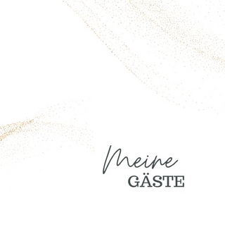 Meine Gäste- White Premium Hardcover- Blanko