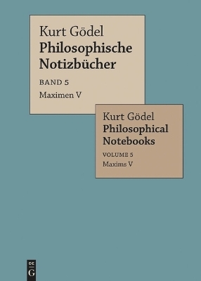 Maximen V / Maxims V - Kurt Gödel