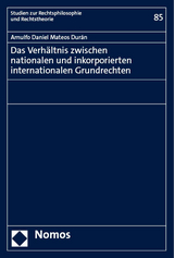 Das Verh&auml;ltnis zwischen nationalen und inkorporierten internationalen Grundrechten - Arnulfo Daniel Mateos Dur&aacute;n
