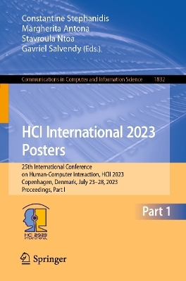 HCI International 2023 Posters - 