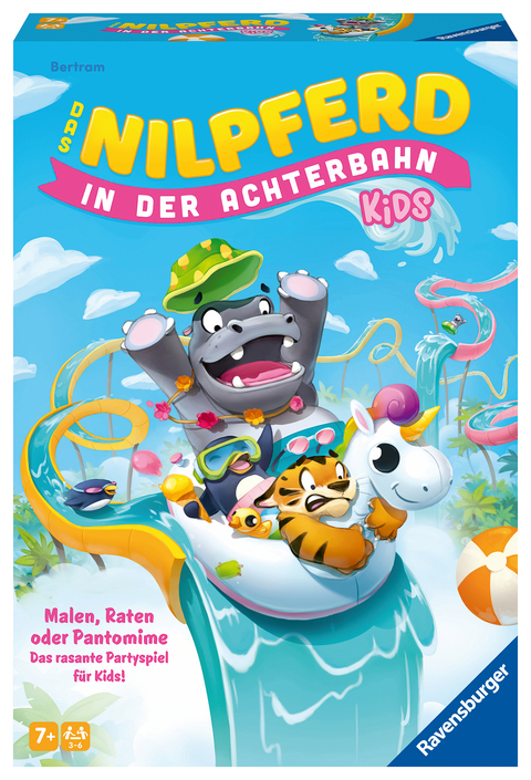 Das Nilpferd in der Achterbahn Kids - Kinderspiel ab 7 Jahre - Bertram Kaes