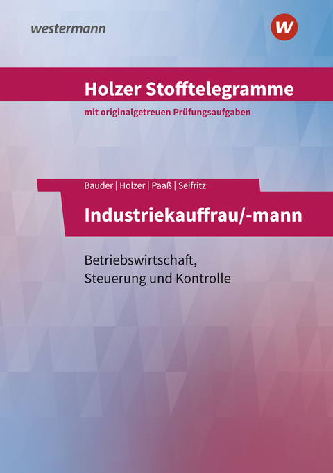 Holzer Stofftelegramme Baden-W&uuml;rttemberg &ndash; Industriekauffrau/-mann - Volker Holzer, Markus Bauder, Thomas Paa&szlig;, Christian Seifritz