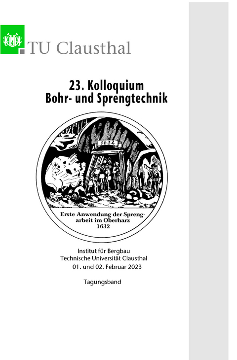 23. Kolloquium Bohr- und Sprengstofftechnik - 