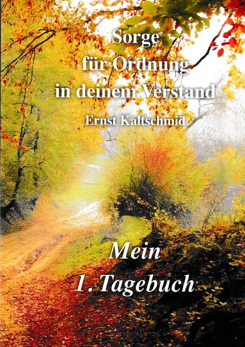 Sorge f&uuml;r Ordnung in deinem Verastand Band 1 - Ernst Kaltschmid