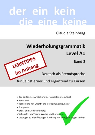 DaF - Wiederholungsgrammatik / DaF - Wiederholungsgrammatik A1 - Band 3
