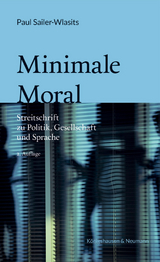 Minimale Moral - Paul Sailer-Wlasits